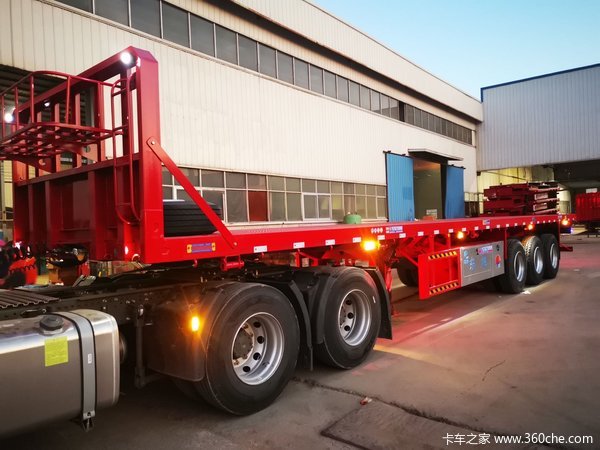 東旭掛車13米平板掛車詳解 叉車作業、分期付款、6.5噸自重及定制價格指南